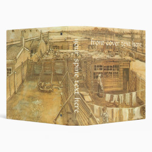 Classeur Vincent van Gogh - Chantier de charpentier et buan