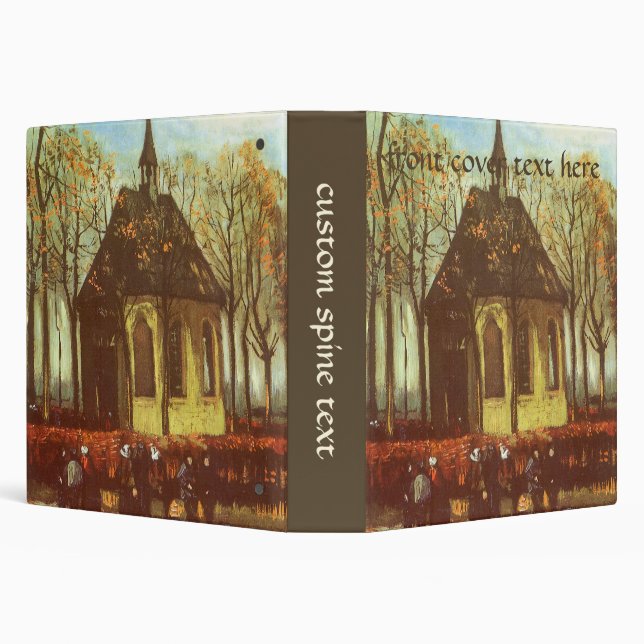 Classeur Vincent van Gogh - Chapelle à Nuenen, Églises (Arrière-plan)