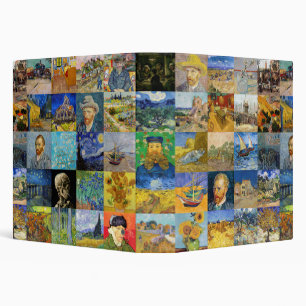 Classeur Vincent van Gogh - chefs-d'oeuvre Mosaic Patchwork