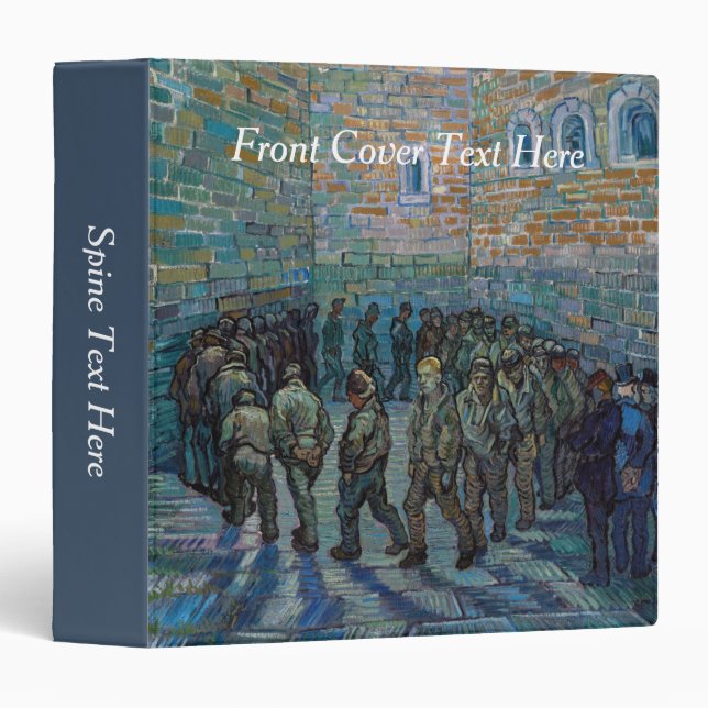 Classeur Vincent van Gogh - La cour de la prison (Devant/Côté)