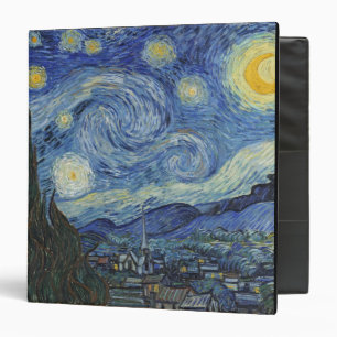 Classeur Vincent van Gogh la nuit étoilée, juin 1889