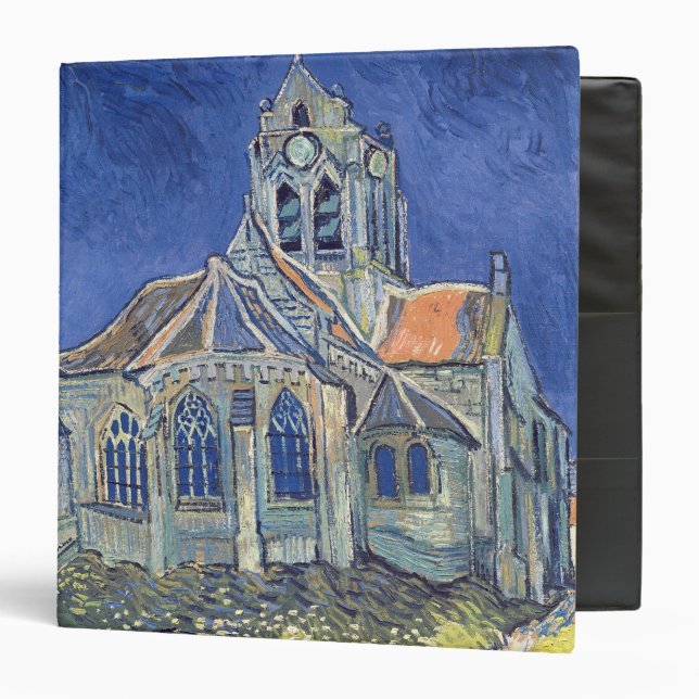 Classeur Vincent van Gogh | l'église à l'Auvers-sur-Oise (Devant/Intérieur)