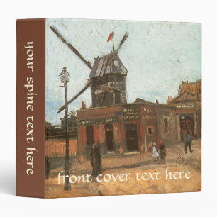 Classeur Vincent van Gogh - Moulin de la Galette, le moulin