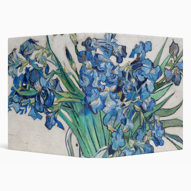 Classeur Vincent van Gogh - Nature morte : Vase avec iris (Arrière-plan)