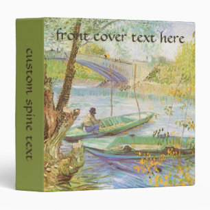 Classeur Vincent van Gogh Pêche au printemps, Pont de Clich
