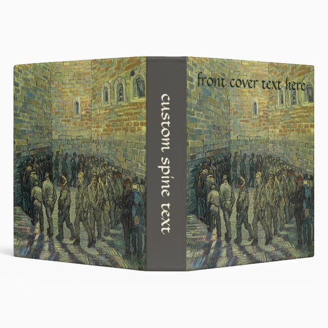 Classeur Vincent van Gogh - Prisonniers exerçant (Arrière-plan)