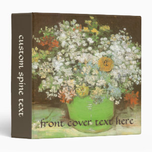 Classeur Vincent van Gogh - Vase avec Zinnias et Fleurs