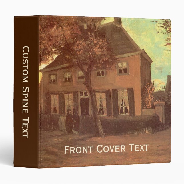 Classeur Vincent van Gogh - Vicarage à Nuenen (Devant/Côté)