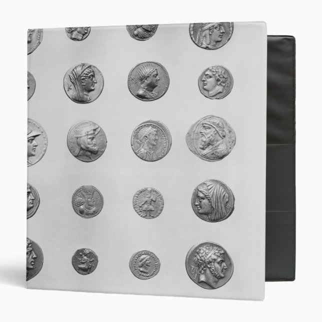 Classeur Vingt-quatre pièces de monnaie (Devant/Intérieur)