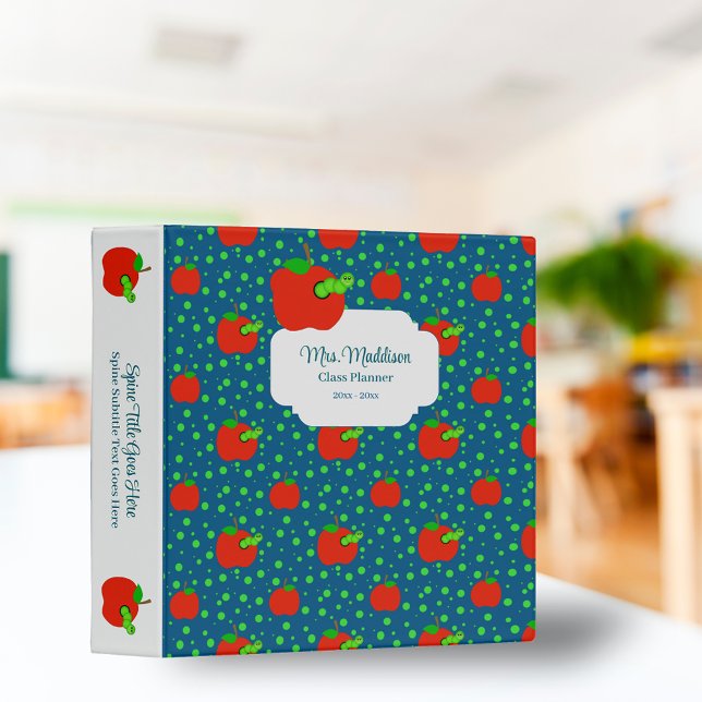 Classeur Vins mignons dans Apple Polka Dot Enseignant Class (Créateur téléchargé)