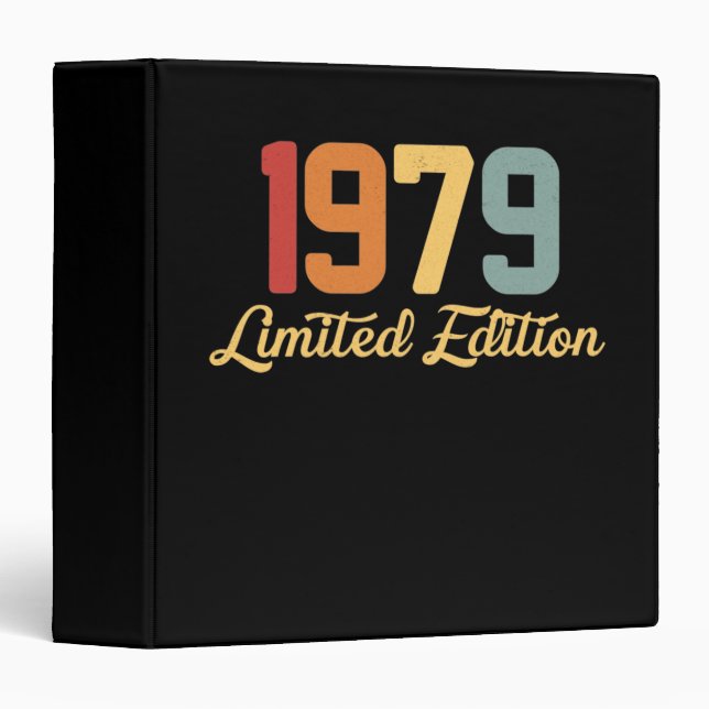 Classeur Vintage 1979 Limited Edition (Devant/Côté)
