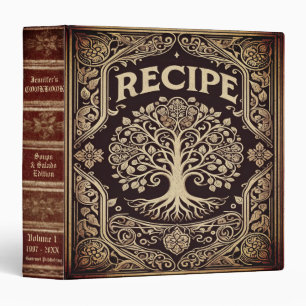 Classeur Vintage Antique Look