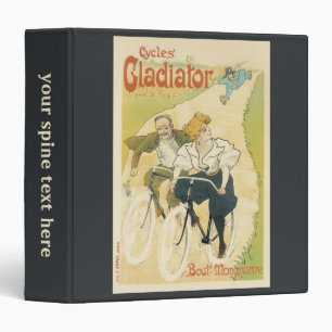 Classeur Vintage Art Nouveau, Bicyclettes Gladiator Cycles