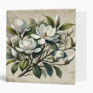 Classeur Vintage blanc Magnolia Botanique