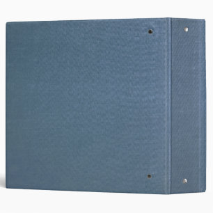 Classeur Vintage Blue Canvas Linen Denim Rock Metal les ann
