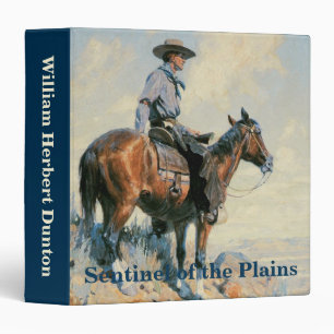 Classeur Vintage Cowboy, Sentinelle des Plaines Par Dunton
