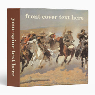 Classeur Vintage Cowboys, A Dash For Timber par Remington