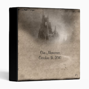 Classeur Vintage Dark Castle Gothique Mariage Album photo