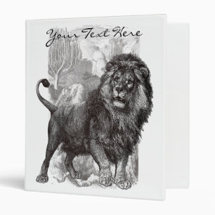 Classeur vintage de lion