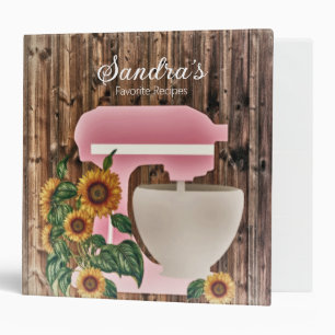 Classeur vintage de mélange et de recette de tourn