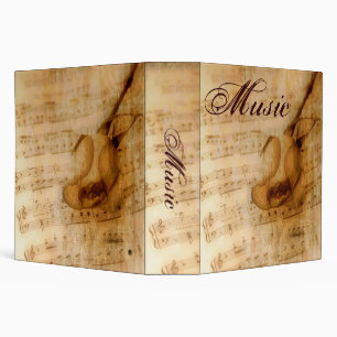 Classeur vintage de musique