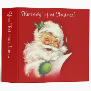 Classeur Vintage de Père Noël