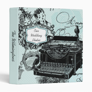 Classeur vintage de photo de lettres d'amour de