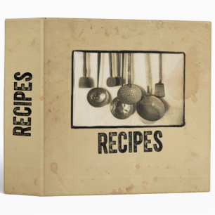 classeur vintage de recette