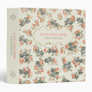 Classeur vintage de roses