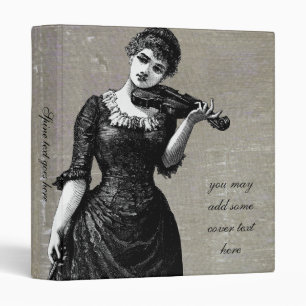 Classeur vintage de violoniste