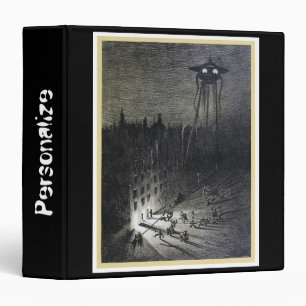 Classeur Vintage d'origine invasion alien guerre mondiale n