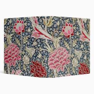 Classeur Vintage motif floral, William Morris