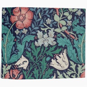 Classeur Vintage motif floral, William Morris