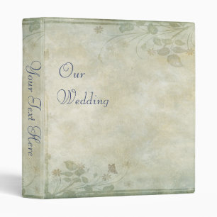 Classeur Vintage Pastel Floral Mariage