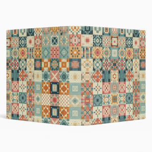 Classeur Vintage, patchwork, paré