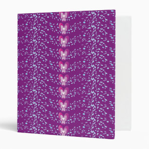 Classeur Vintage rose Floral Violets fond d'écran motif