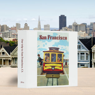 Classeur Vintage San Francisco Streetcar Poster Scrapbook