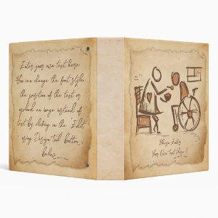 Classeur Vintage Vieux Mode Aide-soignant, Infirmière