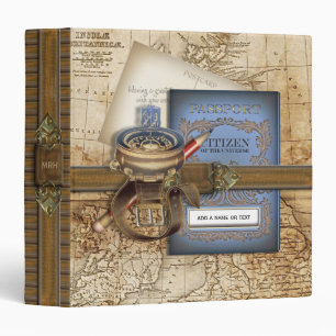 Classeur Vintage voyage