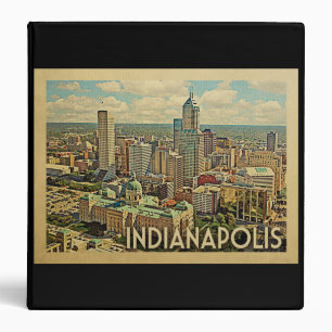 Classeur Vintage voyage d'Indianapolis Indiana