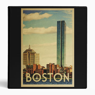 Classeur Vintage voyage du Massachusetts de Boston