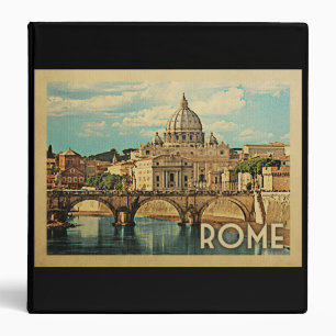 Classeur Vintage voyage Rome Italie