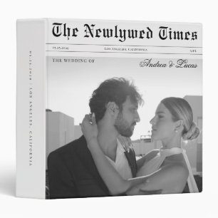 Classeur Vintage Wedding Journal Photo & Monogram Elegant