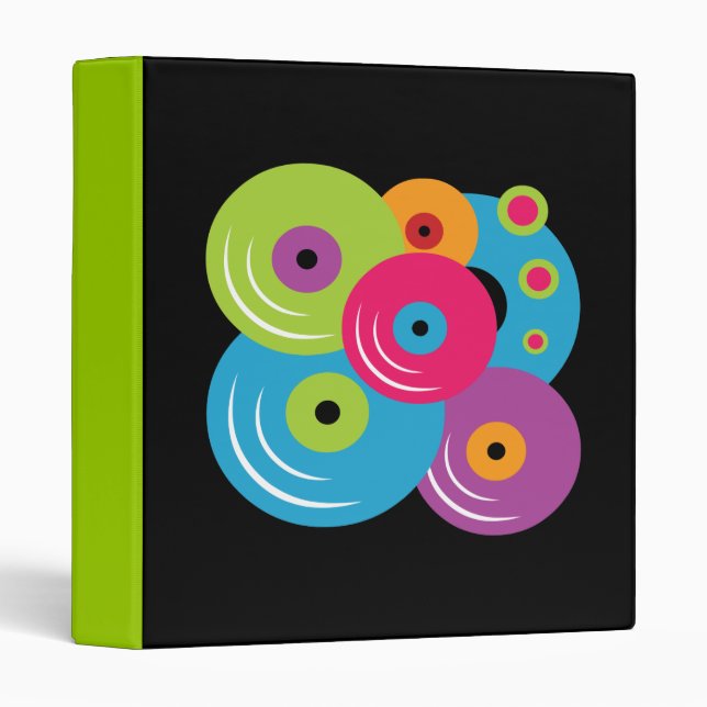Classeur Vinyl Records (Devant/Côté)
