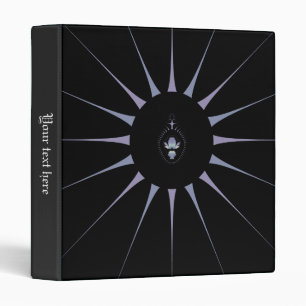 Classeur vinyle araignée violette