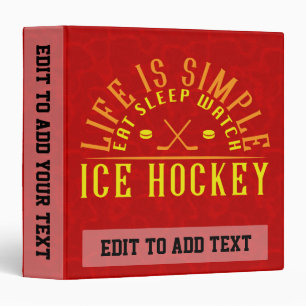 Classeur vinyle du ventilateur de hockey sur glace