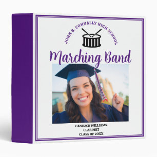 Classeur Violet Custom High School Band Album photo