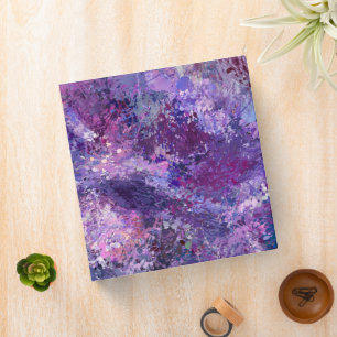 Classeur Violet Déplace L'Abstraction
