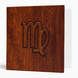 Classeur Virgo Zodiac Connexion décoration style bois acajo