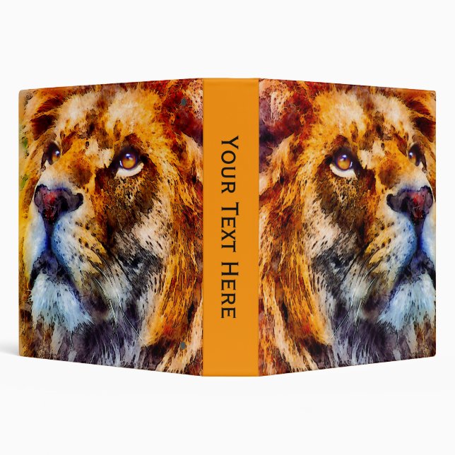 Classeur Visage de lion placide (Arrière-plan)